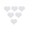 24 Sheets Transparent Heart Skateboard Grip Stickers Grit Non Slip DIY Skateboard Scooter Grip Decals