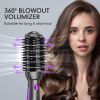 4 in 1 Hair Dryer Brush One-Step Blow Dryer Brush Oval Shape Professional Hot Air Brush;  Ceramic Coating Women Hair Dryer Volumizer Styler for Drying