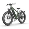 AOSTIRMOTOR new pattern 26" 1000W Electric Bike Fat Tire 52V30AH Removable Lithium Battery for Adults
