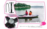 inflatable paddle board 10'6 including isup paddle, paddleboard backpack, pump, leash