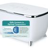 6L Cosmetics Skin Care Vanity Mini Refrigerator, White