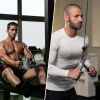 Fitness Tricep Press Down Cable Exercise Machine Attachments, V-Handle with Rotation, Rotating Bar, Tricep Rope, V-Shaped Bar, Weight Machine Accessor