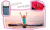 inflatable paddle board 10'6 including isup paddle, paddleboard backpack, pump, leash