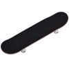 31" x 8" Complete Skateboard;  Cruiser Board with 7 Layer Maple for Beginners Kids Boys Girls;  Black