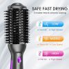 4 in 1 Hair Dryer Brush One-Step Blow Dryer Brush Oval Shape Professional Hot Air Brush;  Ceramic Coating Women Hair Dryer Volumizer Styler for Drying