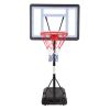 Portable Movable Swimming Pool PVC Transparent Backboard Basketball Stand (Basket Adjustment Height 1.15m-1.35m) Maximum Applicable For 7 # Ball XH