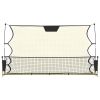 Football Rebounder Net Black and Yellow 72"x33.5"x47.2" Polyester