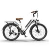 AOSTIRMOTOR 26&quot; Tire 350W Electric Bike 36V 10AH Removable Lithium Battery City Ebike for Adults Girls G350 New Model
