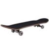 31" x 8" Complete Skateboard;  Cruiser Board with 7 Layer Maple for Beginners Kids Boys Girls;  Black