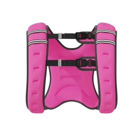 Adjustable Weighted Running Equipment Weighted Workout Vest (Color: Pink, Type: Exercise & Fitness)