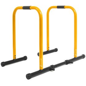 ProsourceFit Dip Station, Yellow (Color: Yellow)