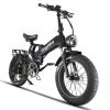 EUY Electric Bike for Adults 1000W Motor 48V 25Ah Removable Samsung Cells Battery 30MPH 40-60Miles 20"x4.0 Fat Tire Ebike Snow Beach Mountain Bike wit
