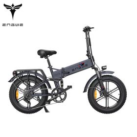 ENGWE ENGINE Pro 48V16Ah Fat Tire 750W Electric Bike Hydraulic Oil Brake Mountain Electric Bicycle (COLOUR: GREY, Battery: 750W 76AH)