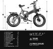 EUY Electric Bike for Adults 1000W Motor 48V 25Ah Removable Samsung Cells Battery 30MPH 40-60Miles 20"x4.0 Fat Tire Ebike Snow Beach Mountain Bike wit