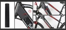 Electric Bicycle 500W 48V 100KM 150KG 27.5KENDA Kenda Tires Front and Rear Lights 7S Variable Speed +LDC+USB Charging Hole E Bike