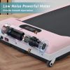 2 in 1 Under Desk Electric Treadmill 2.5HP; with Bluetooth APP and speaker; Remote Control; Display; Walking Jogging Running Machine Fitness Equipment